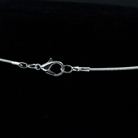 PURPLE CHAROITE CABOCHON PENDANT NECKLACE -JNZGPP5 - Picture 4 of 5